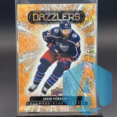 2022-23 Upper Deck Series 1 Dazzlers Orange #DZ-7 Jakub Voracek Blue Jackets